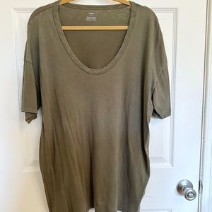 Aerie scoop neck tee